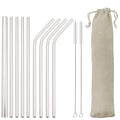 Axyaa Stainless Steel Straw Set - Colorful, High Quality, Reusable Straw