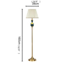 Axyaa Modern LED Ceramic Floor Lamp for Home Living Room Décor