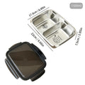 Axyaa 304 Stainless Steel Lunch Box - Large Capacity Bento Box