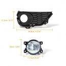 Axyaa LED Fog Lamps for Honda Pilot 2019-2022, Daytime Running Lights, Front Bumper Daylights