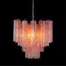 Axyaa Art Deco Glass Tube Chandeliers Luxury Pendant Lamp for Dining Kitchen Island