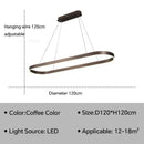 Axyaa Acrylic Oval LED Pendant Light for Home Decor Fixture