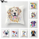 Axyaa Cute Dog Pattern Pillowcase Cover 45x45cm for Kids Room & Living Sofa Decor