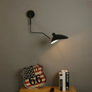 Axyaa Industrial Style Rocker Arm Wall Lamp with Open Teeth and Claws