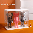 Axyaa Collectible Figures Display Stand Case for Toys & Dolls - Large Capacity & Dust-proof