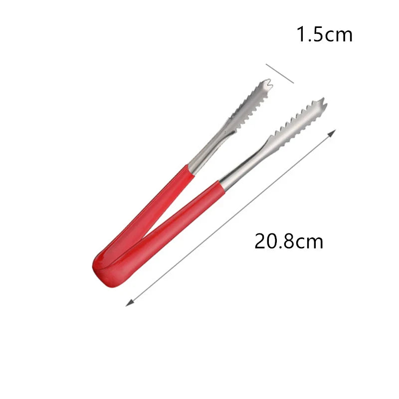 Axyaa Stainless Steel Food Clip Tweezer for Grilling and Buffet