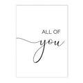 Nordic Love Life Quote Canvas Painting Wall Art for Living Room by Axyaa