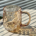 Axyaa Christmas Glass Mug 340ml - Heat Resistant Drinkware