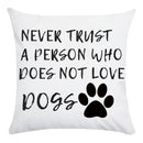 Axyaa Beauty Life Place Love Polyester Cushion Cover Decorative Pillow Case