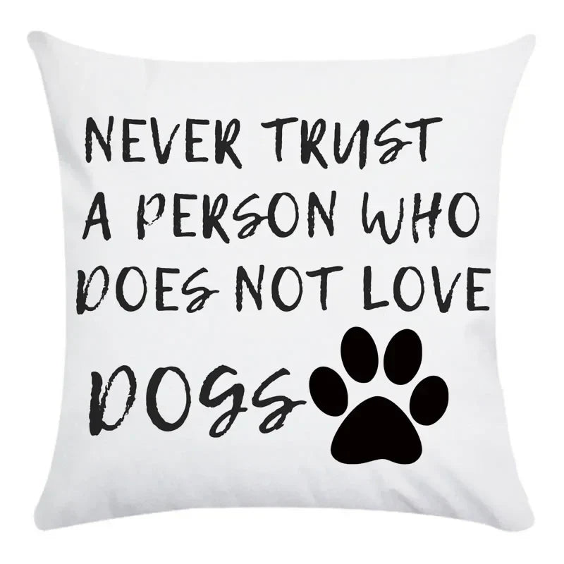 Axyaa Beauty Life Place Love Polyester Cushion Cover Decorative Pillow Case