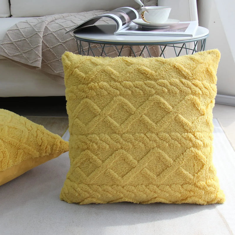 Nordic Geometric Cushion Cover 45x45cm for Couch Sofa - Axyaa Decor Pillowcase