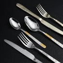 Axyaa Stainless Steel Wheat Ear Design Western Cutlery Set for Dining