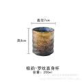 Axyaa Hand-Painted Ceramic Tea Cup Stoneware Kung Fu Coffee Milk Cup