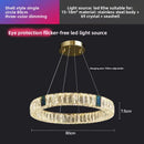 Axyaa Crystal Ring Chandelier Lighting System for Home Décor & Dining Area
