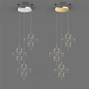 Axyaa Firefly Star Crystal Chandelier for Elegant Spaces