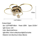 Axyaa Rings Circle Ceiling Lights for Living Dining Bedroom Decor