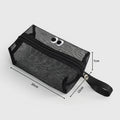 Axyaa Mesh Clear Makeup Bag | Portable Toiletry Storage Pouch Organizer