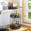 Axyaa Rotating Seasoning Storage Organizer Shelf