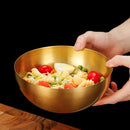 Axyaa Stainless Steel Fruit Salad Bowl Soup Noodles Mixing Container Kitchen Tableware