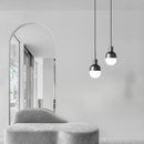 Axyaa Black Copper LED Pendant Light for Bedroom, Dining Room, Resturant