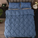 Axyaa 3D Flower Duvet Cover Set, Reversible Quilt Covers + Pillowcase, Solid Color, Home Bedding Essentials