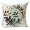 Axyaa Christmas Birds Garland Cushion Cover