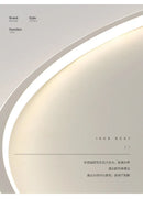 Axyaa Modern Ceiling Lights - Circular Warm LED Bedroom Fixtures