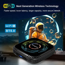 Axyaa Voice TV Box 8K HDR10+ Android 14 Dual WiFi6 BT5.0 Set Top Box