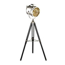 Axyaa Studio Tripod Floor Lamp Wooden Standing Light for Living Room Bedroom Restaurant