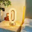 Axyaa Crystal LED Table Lamp: Modern Light Luxury Bedroom Decor & Romantic Night Light