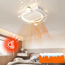 Axyaa Kids Bedroom Ceiling Fan with Remote Control and LED Light