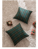 Axyaa Christmas Buffalo Check Plaid Throw Pillow Covers for Farmhouse Decor