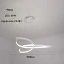 Axyaa Clover Flower LED Chandelier for Living Room, Bedroom, Dining Room - Hanging Lighting Decor