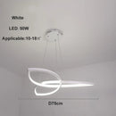 Axyaa LED Clover Flower Chandelier for Living Room Dining Room Bedroom Lighting