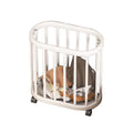 Axyaa Fitness Gear Storage Cart: Portable Organizer with Wheels for Yoga Mats & Equipment