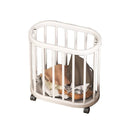 Axyaa Fitness Gear Storage Cart: Portable Organizer with Wheels for Yoga Mats & Equipment