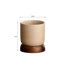 Axyaa Camellia Stoneware Coffee Cup Set