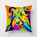 Axyaa Cute Dog Pattern Pillowcase Cover 45x45cm for Kids Room & Living Sofa Decor