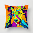 Axyaa Cute Dog Pattern Pillowcase Cover 45x45cm for Kids Room & Living Sofa Decor
