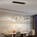 Axyaa Long Ceiling Chandelier for Dining Living Room Pendant Lamp