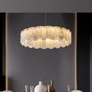 Axyaa Luxury Marble LED Chandelier for Dining Room