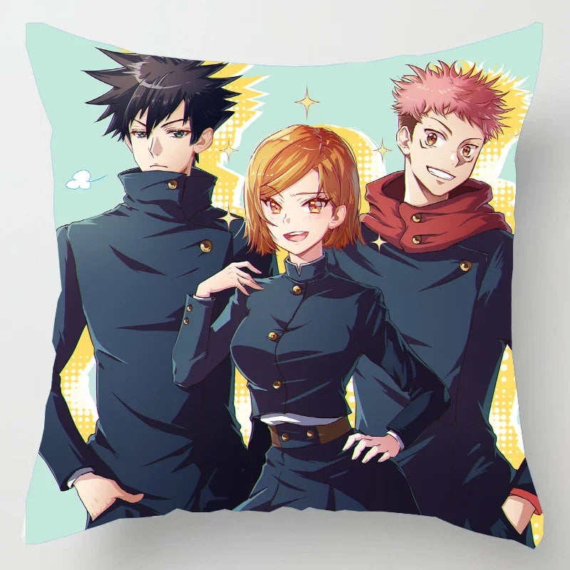 Jujutsu Kaisen Itadori Yuji & Gojo Satoru Pillowcases by Axyaa - Home Decor & Sofa Essential