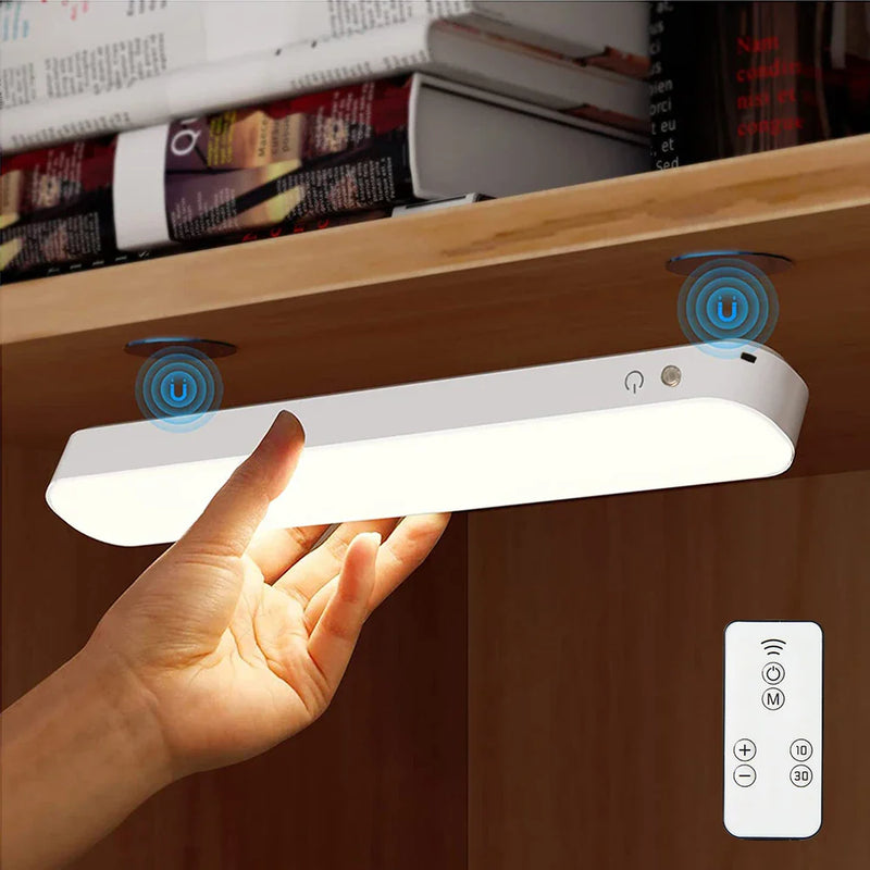 Axyaa USB LED Desk Lamp: Magnetic Office Study Light, Rechargeable Stand Lamp