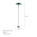 Axyaa Pleated Fabric LED Floor Lamp for Modern Living Room Decor
