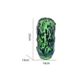 Axyaa Wave Point Glass Vase Hydroponic Flowerpot Decoration