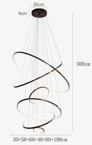 Axyaa LED Pendant Light Chandeliers for Home Decor, Modern Indoor Hanging Lighting
