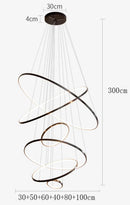 Axyaa LED Chandeliers: Modern Pendant Lights for Living Room & Dining Room