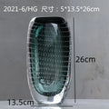 Axyaa Bubble Glass Vase: Hydroponic Planter Flower Arrangement Decor Vessel