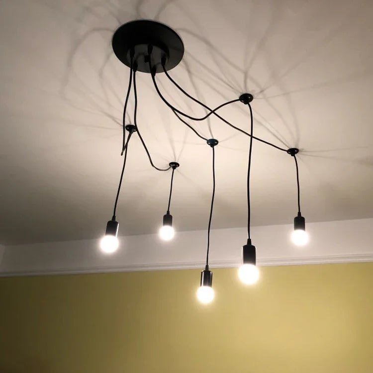Axyaa Nordic Spider Pendant Lamp for Industrial Style Lighting
