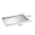 Axyaa Stainless Steel Buffet Tray for Food Presentation and Storage